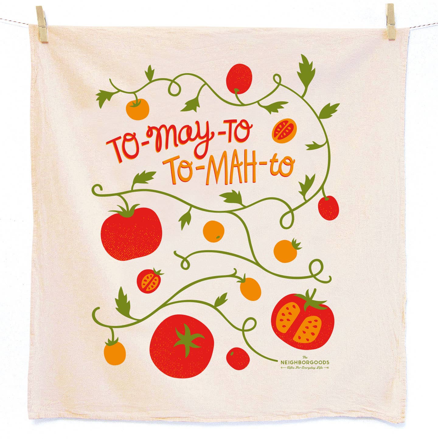 Tomato Basil Tea Towels