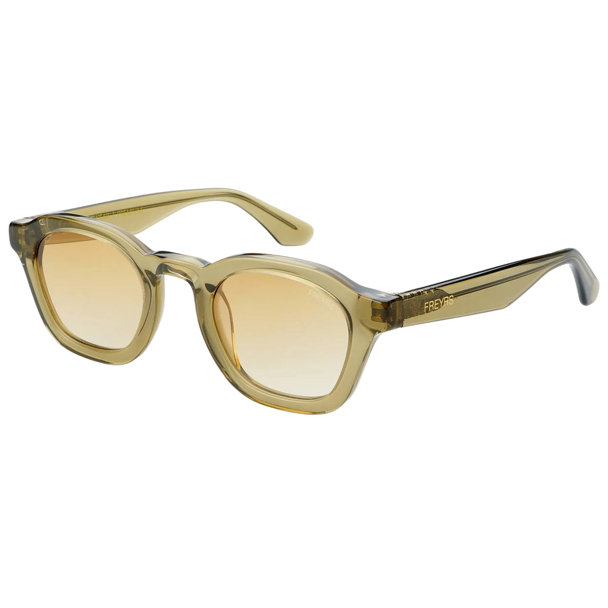 Olive Round Sunglasses