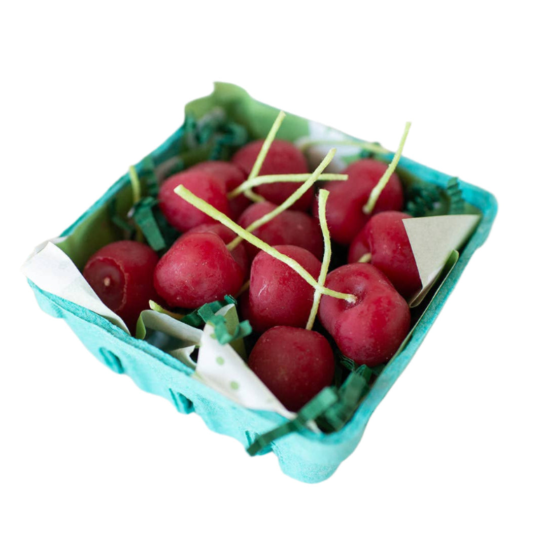 Cherry-Shaped Beeswax Candles - 5