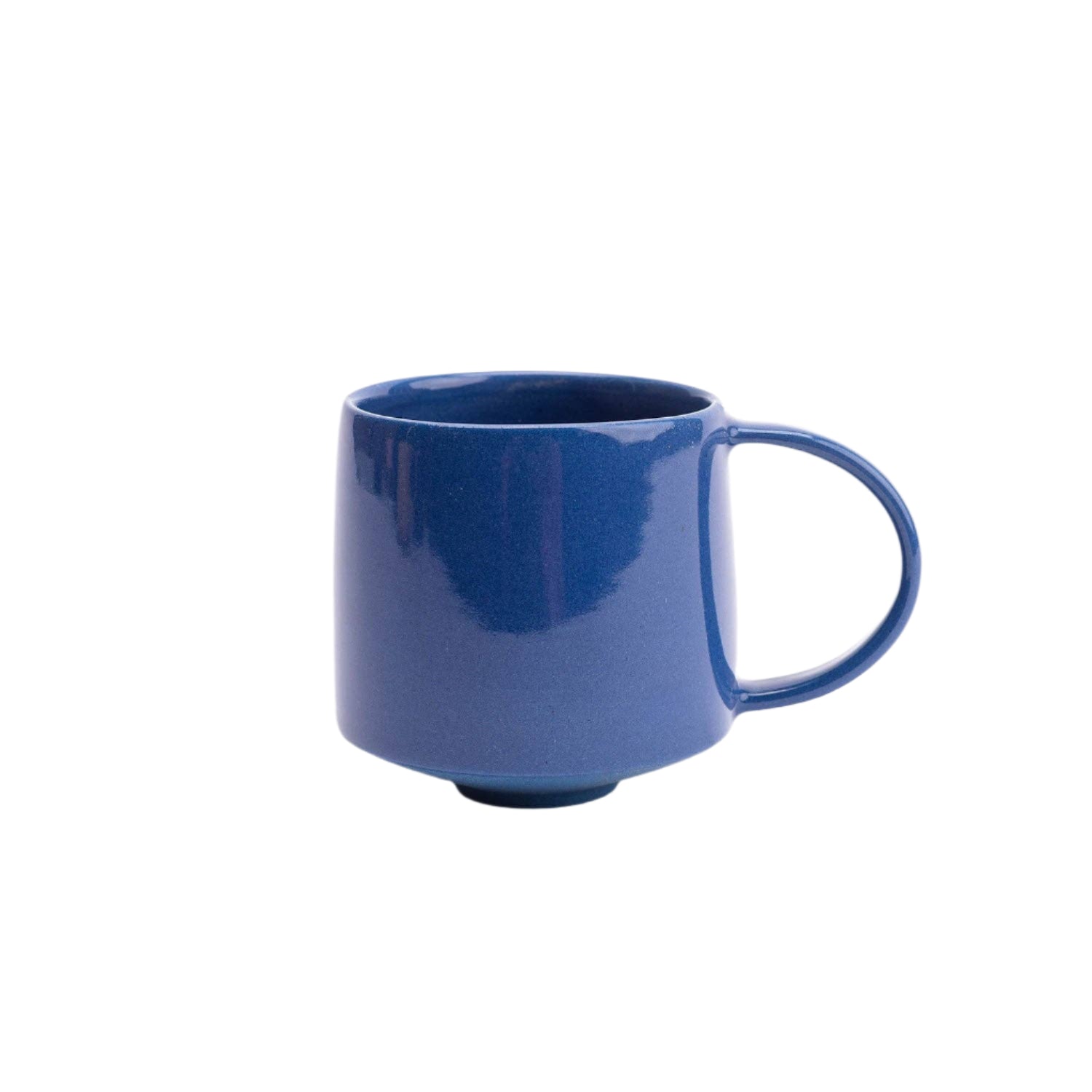 Azure Handmade Ceramic Angled Mug