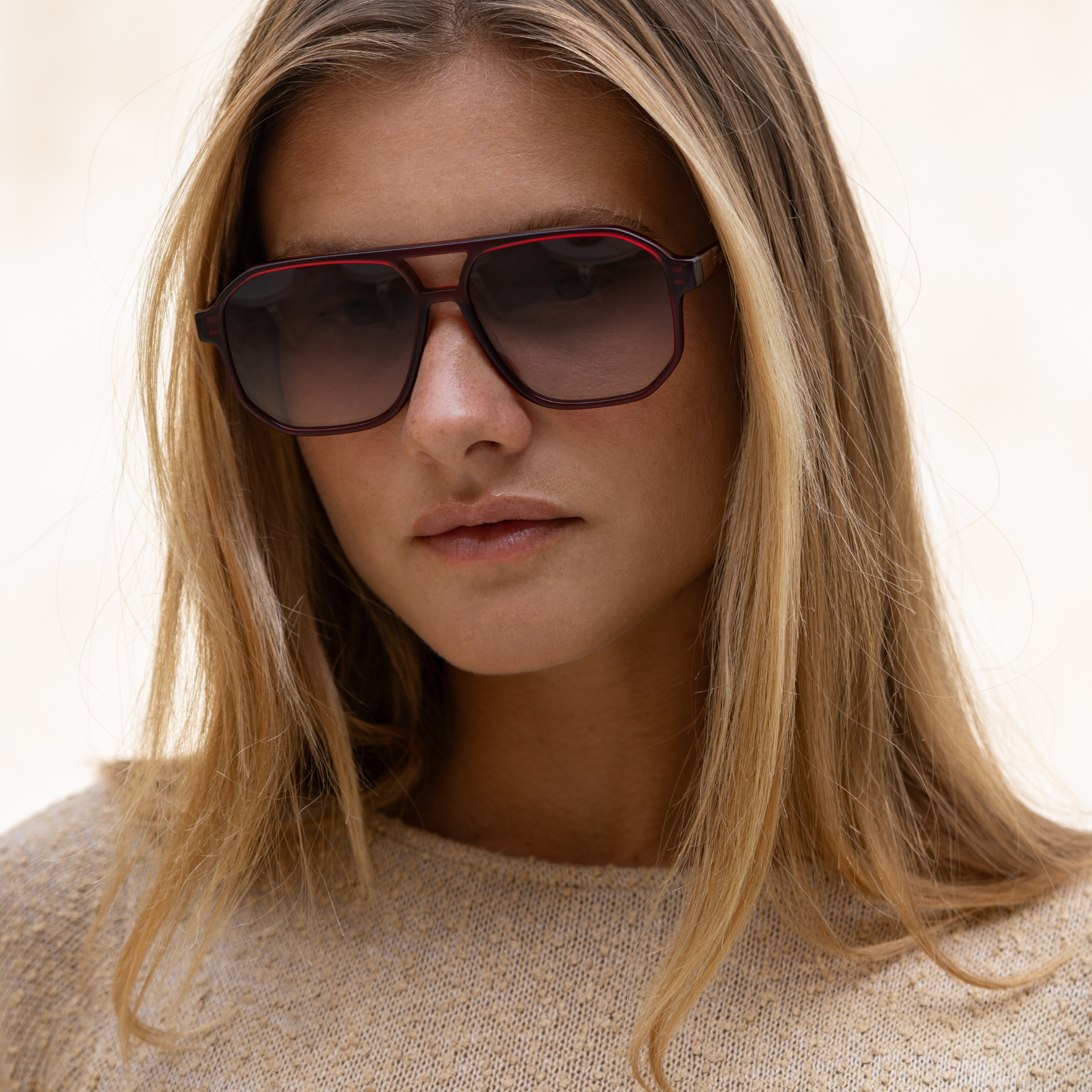 Dark Cherry Sunglasses