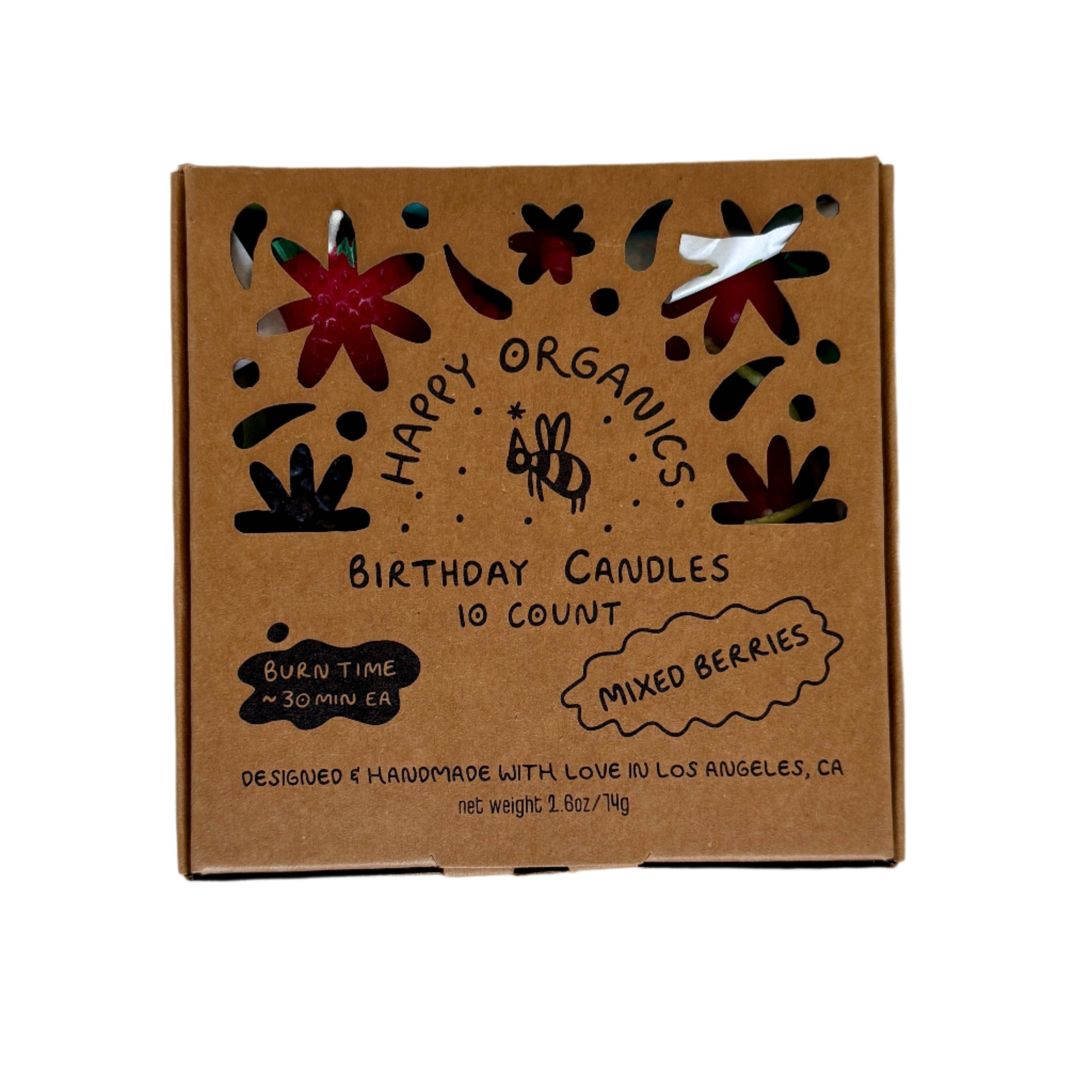 Mixed Berries Beeswax Candles