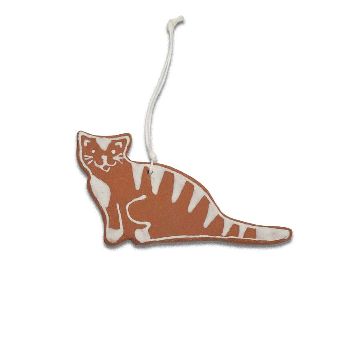 Ceramic Cat Ornament