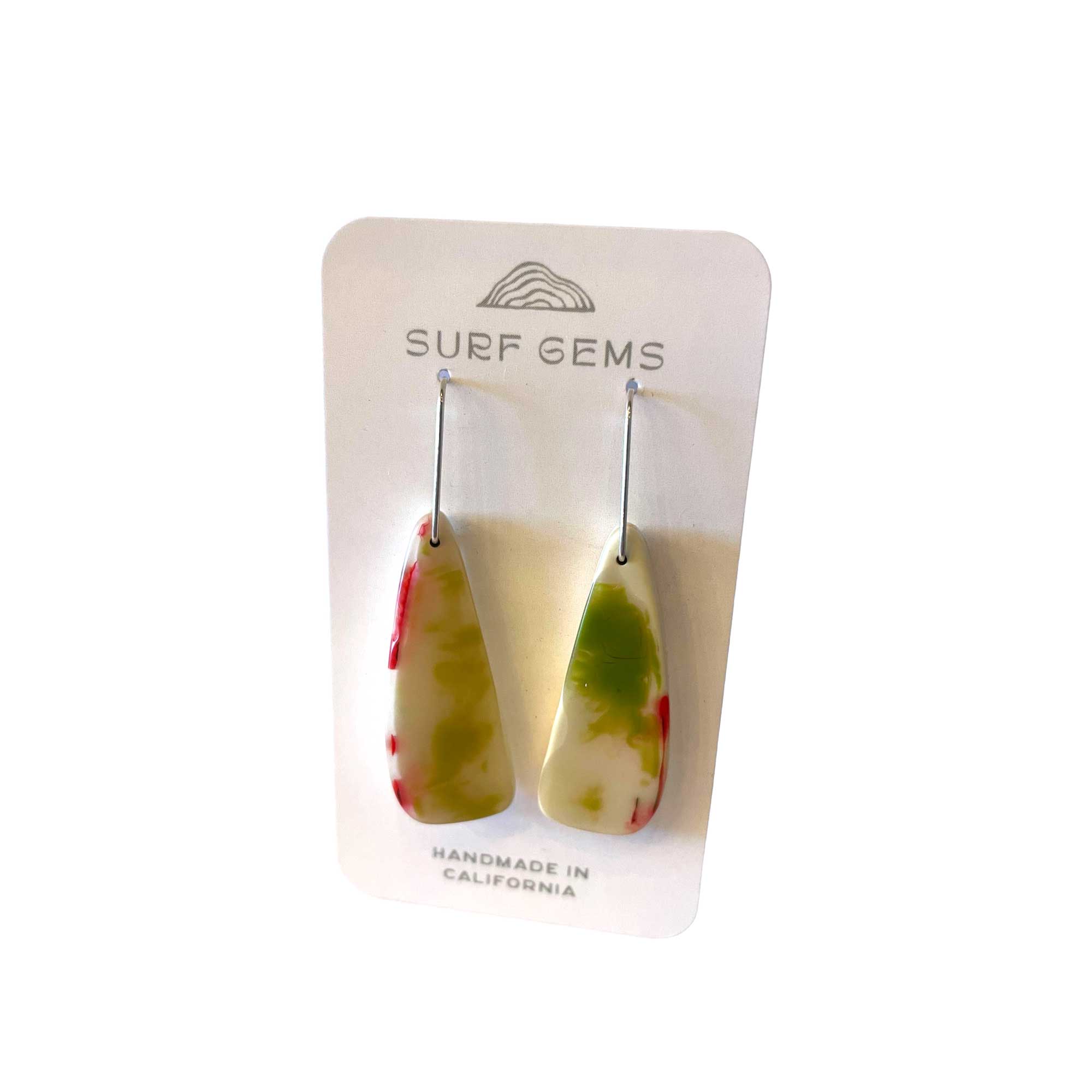Wildflower Surf Rock Earrings