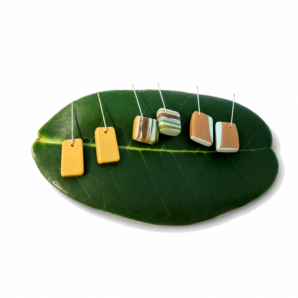 Handmade Surfboard Resin Earrings – XSmall