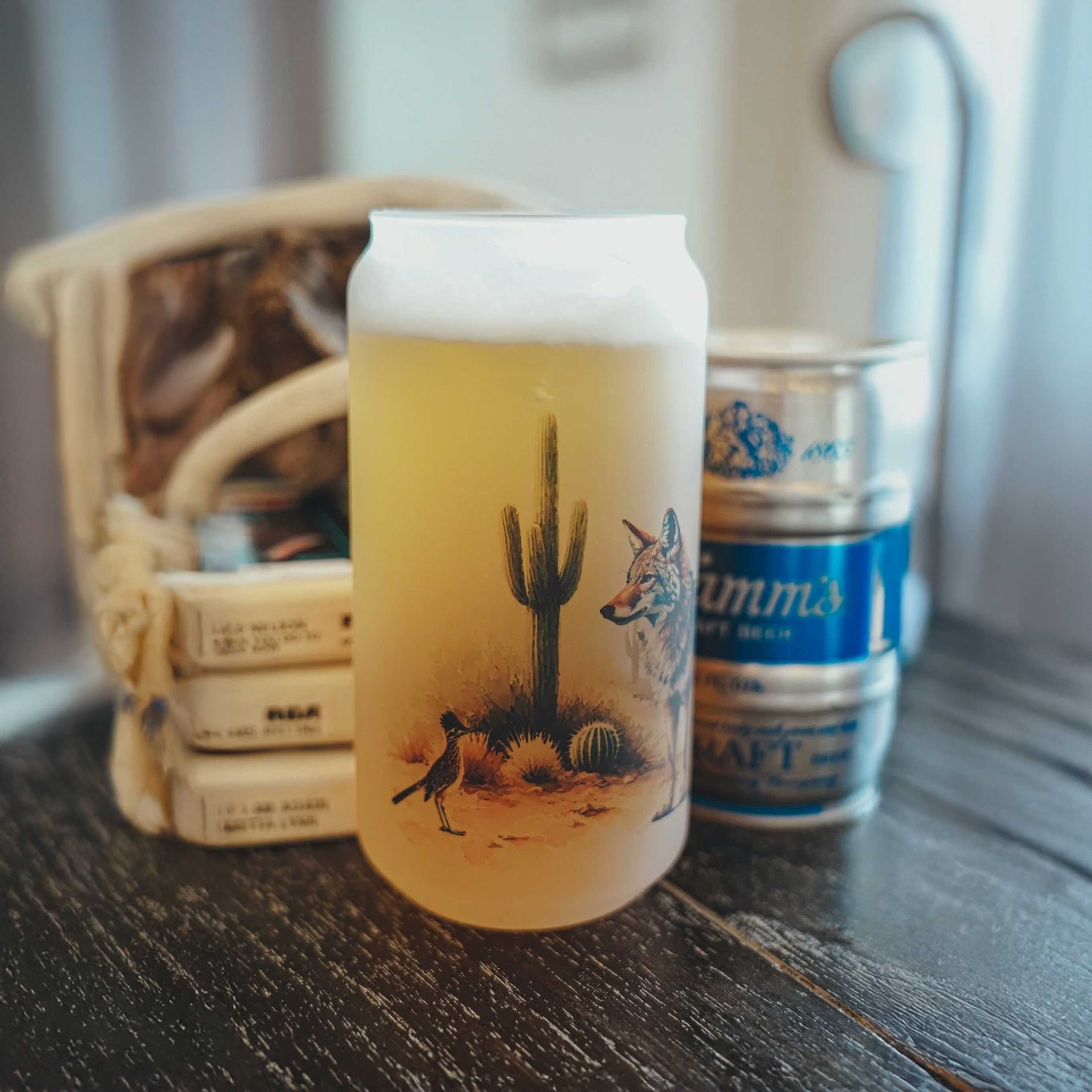 Desert Drifter Frosted Glass