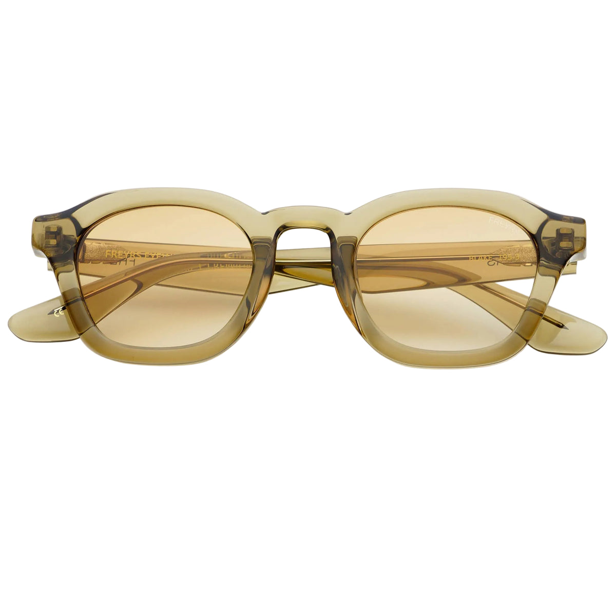 Olive Round Sunglasses