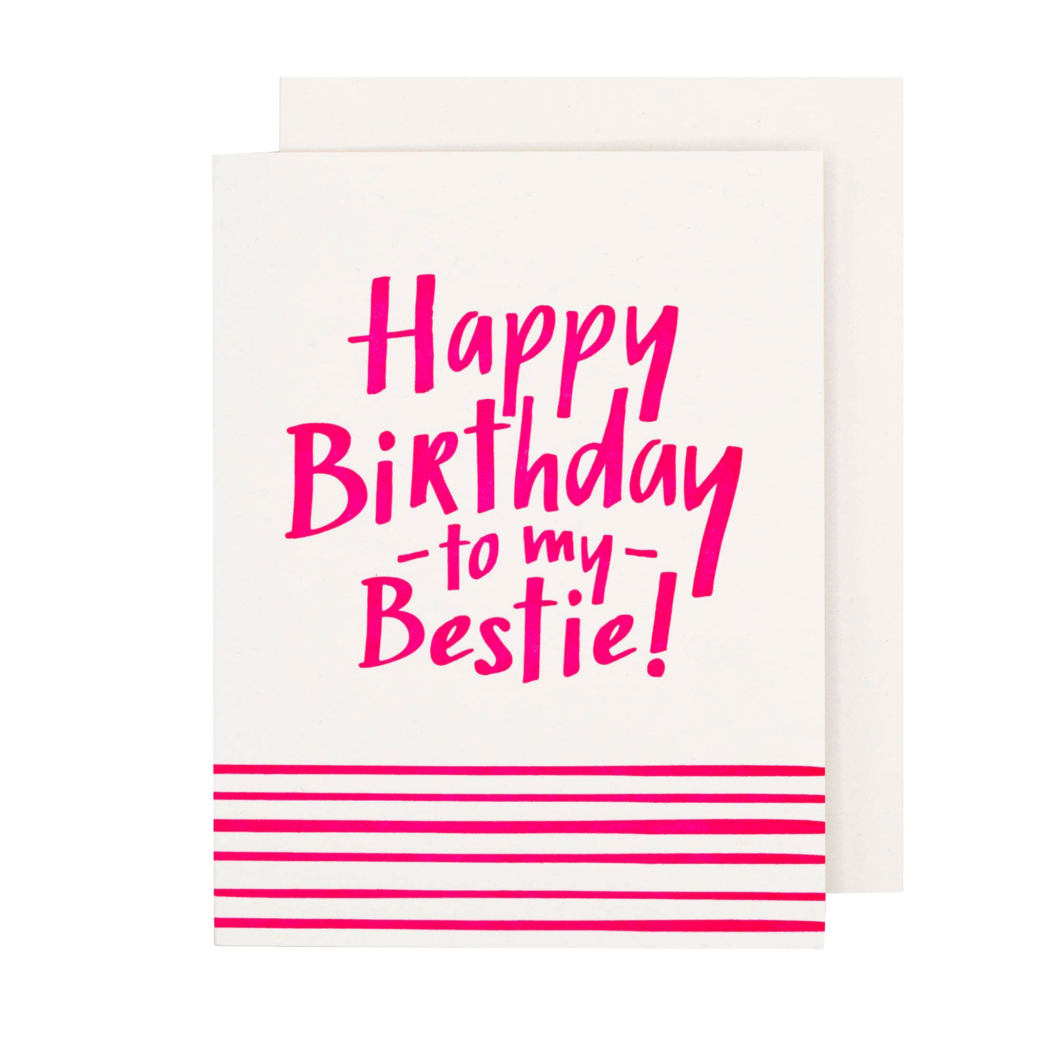 To My Bestie Birthday Card