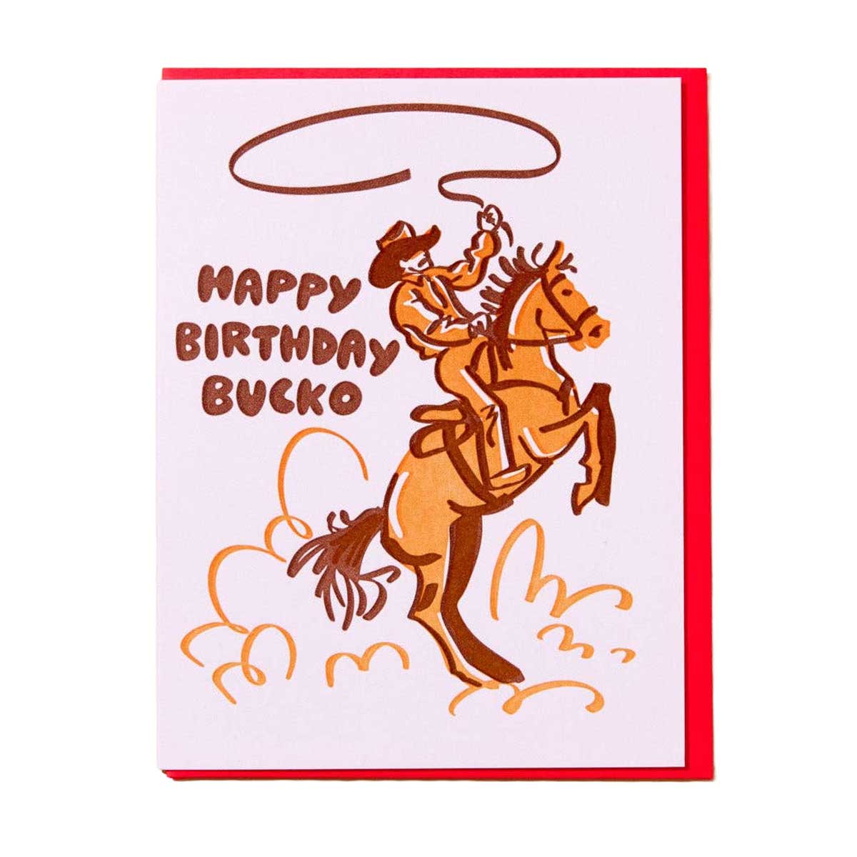 Birthday Bucko Card
