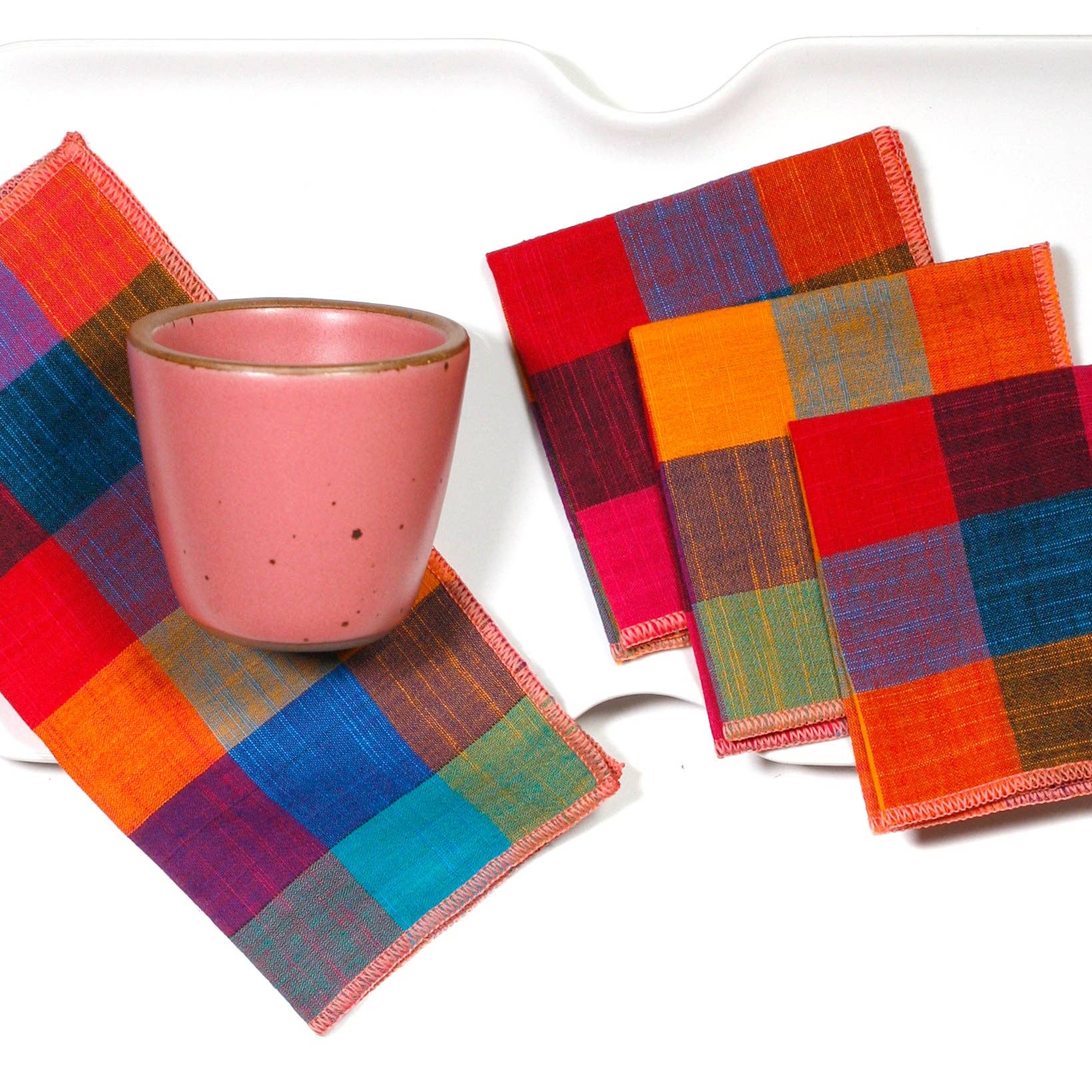 Fruit Salad Cocktail Napkins – Set of 4