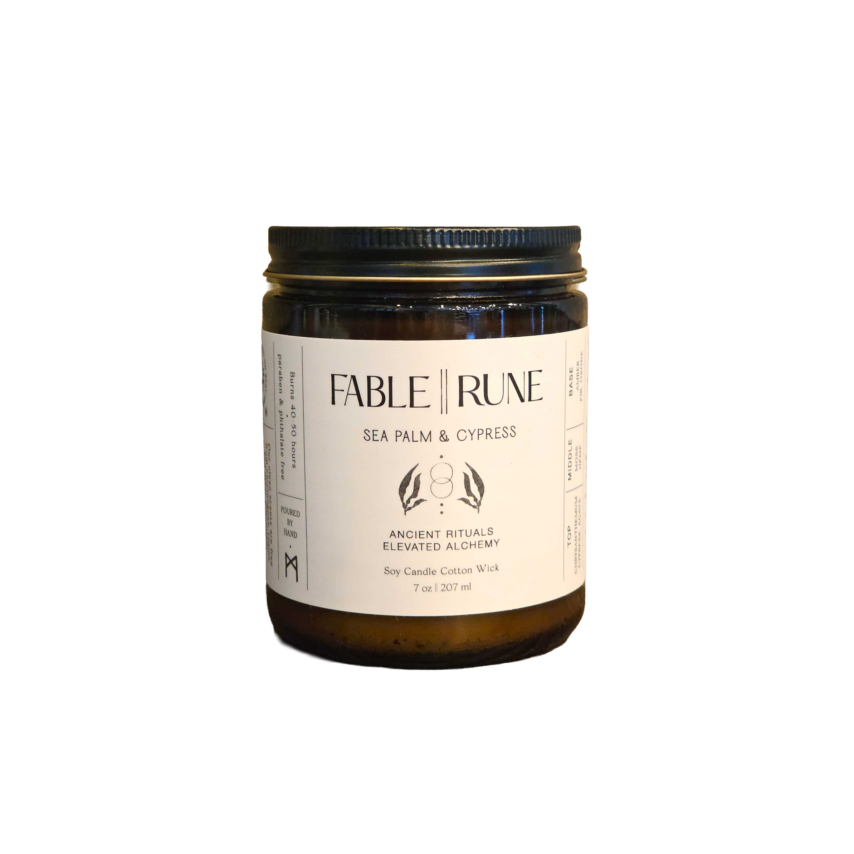 7oz hand poured soy wax blend, infused with essential oils and scented with the coast in mind. Perfect for any ocean loving friend.