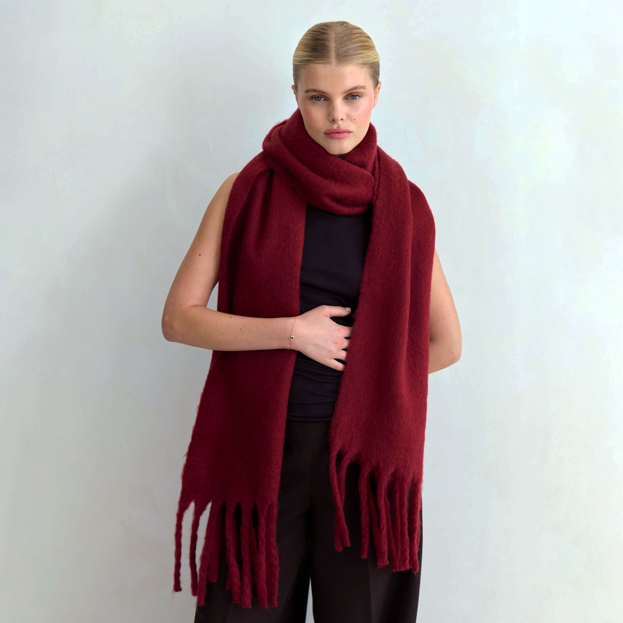 Burgundy Reykjavik Scarf