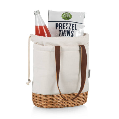 Natural Insulated Canvas Wine Tote