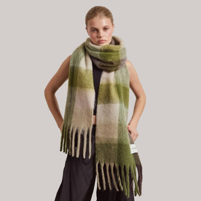 Moss Check Reykjavik Scarf