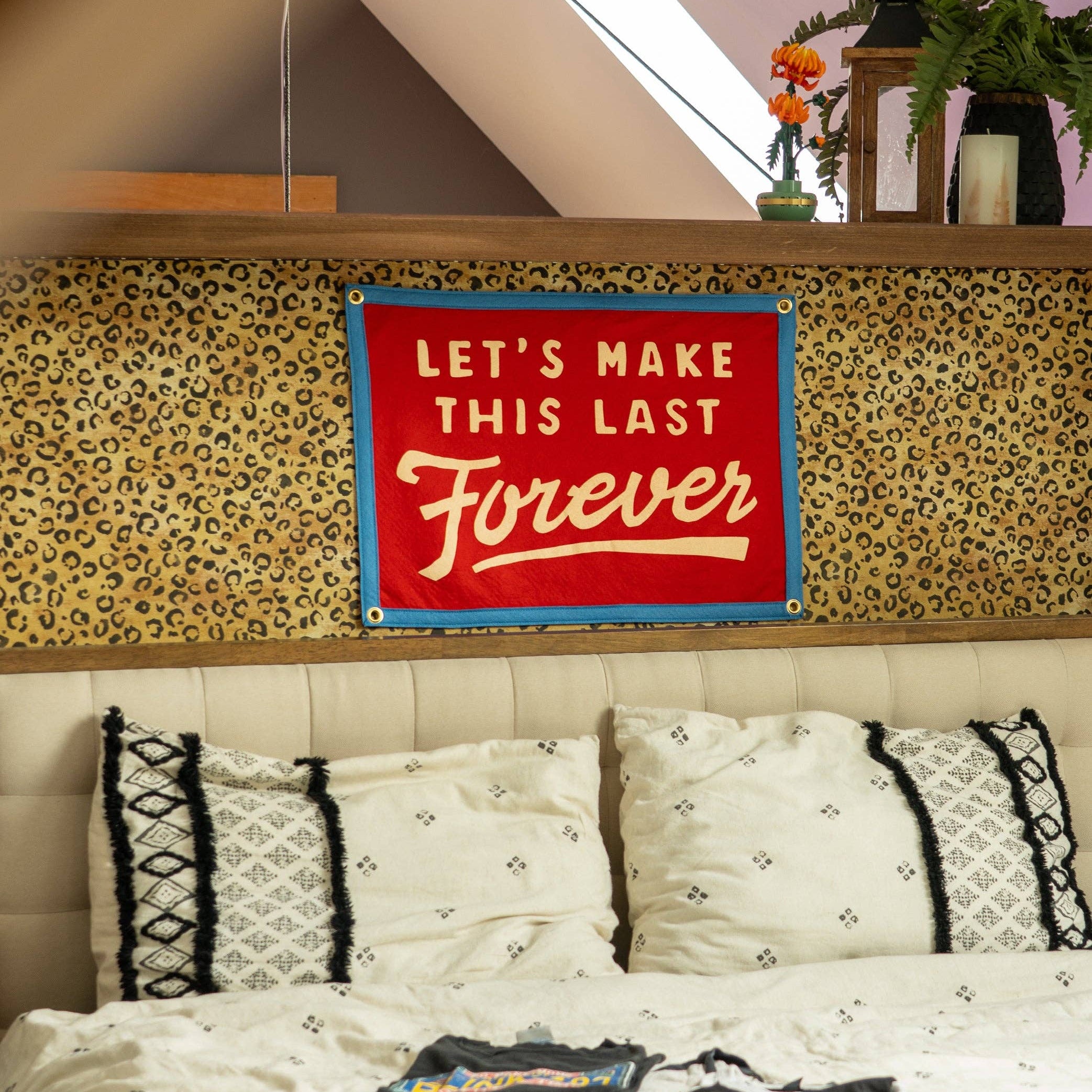 Let's Make This Last Forever Camp Flag
