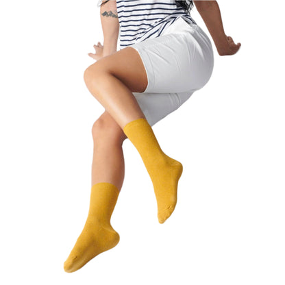 Goldenrod Cotton Socks