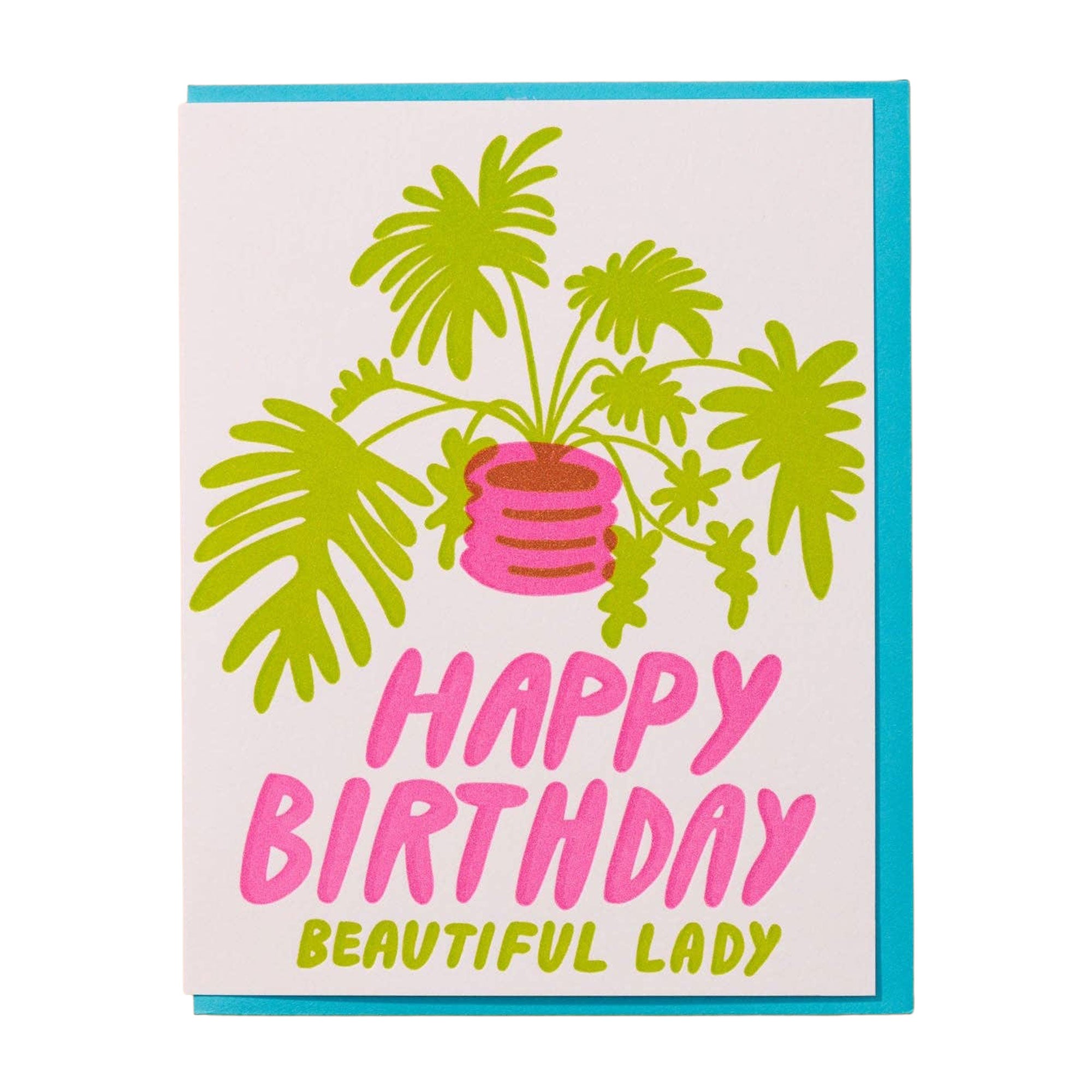 Beautiful Lady Birthday Card