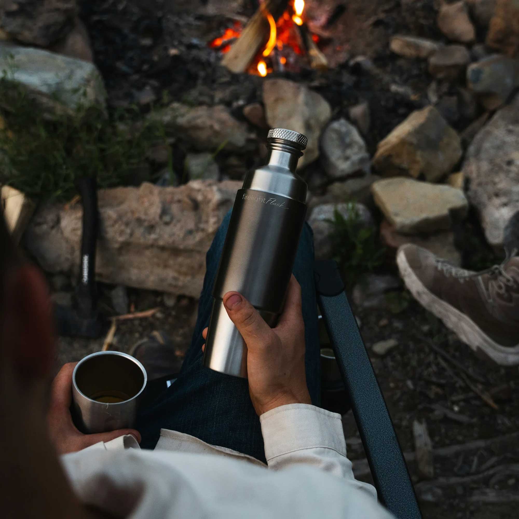 Gunmetal Firelight 750 Flask