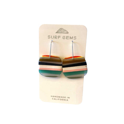 Highway 1 Surf Rock Earrings