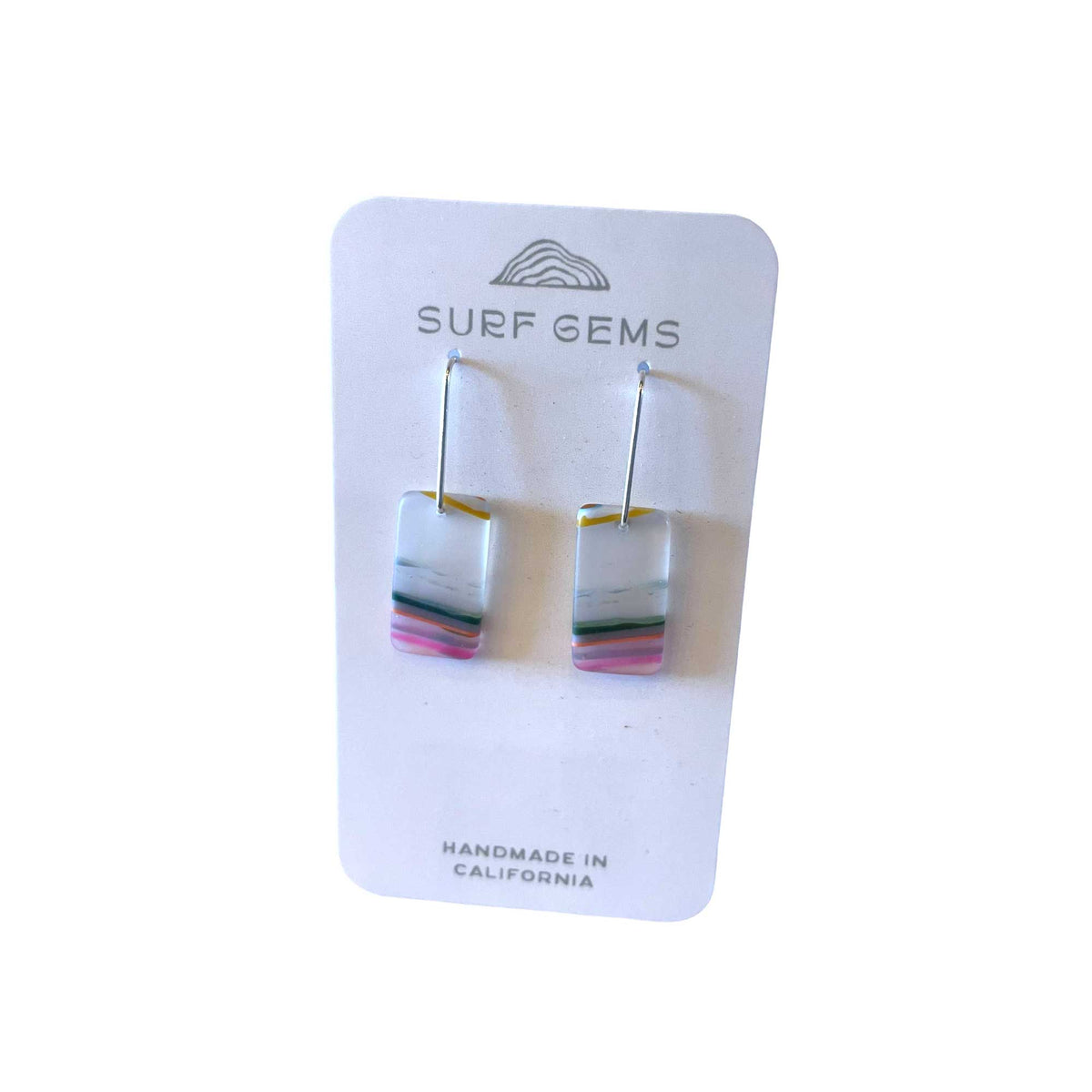 Saltwater Taffy Surf Rock Earrings