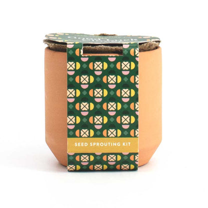 Tiny indoor gardening kit for clover