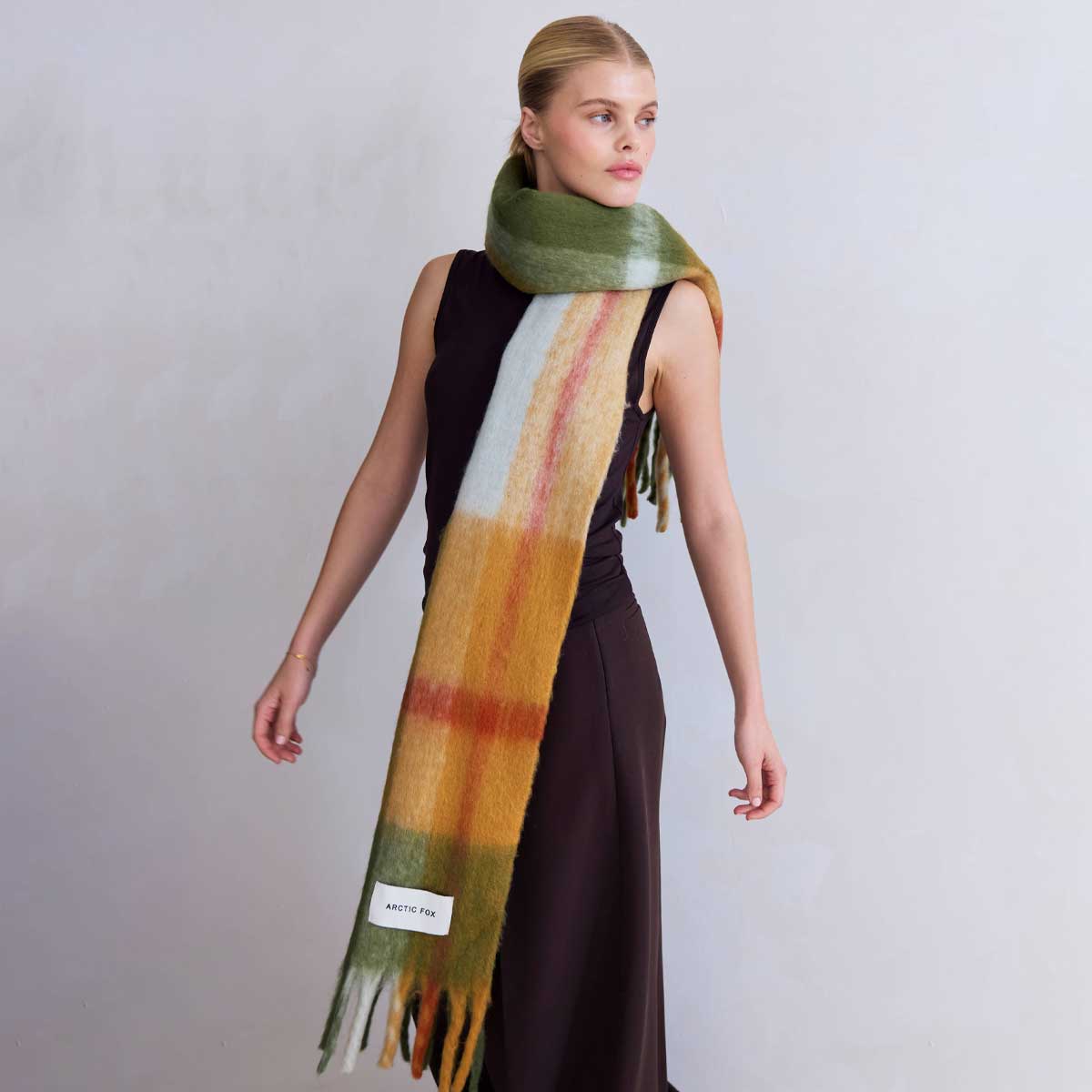 Mossy Spring Stockholm Scarf