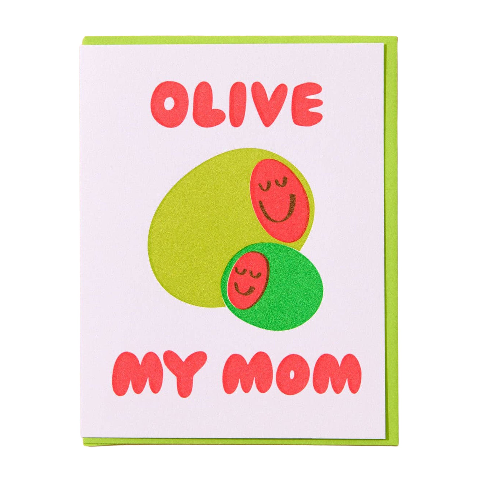 Olive My Mom Mother's Day Card