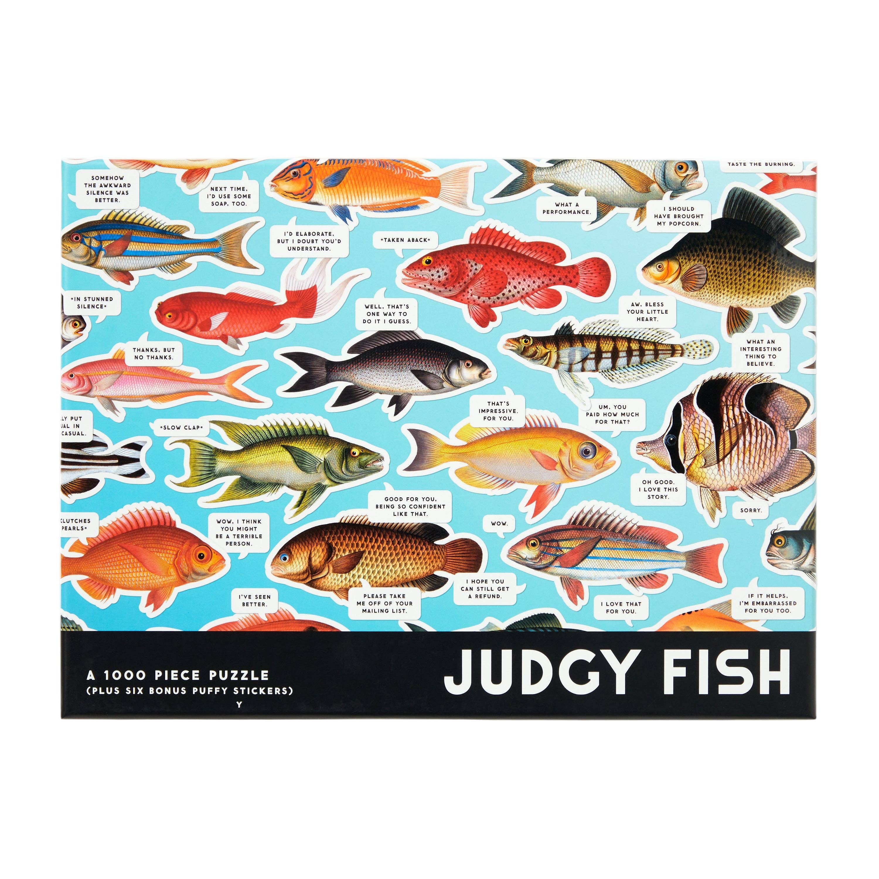 Brass Monkey Judgy Fish 1000 Piece Puzzle