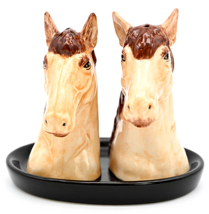 Horse Head Salt & Pepper Shakers