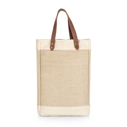 Natural 2 Bottle Insulated Wine Tote