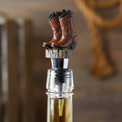 Cowboy Boot Wine Bottle Stopper