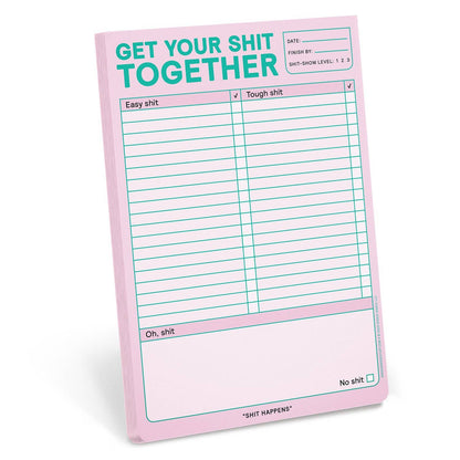 60 sheet notepad, quirky to-do list to help keep you on track throughout your days. Funny gift