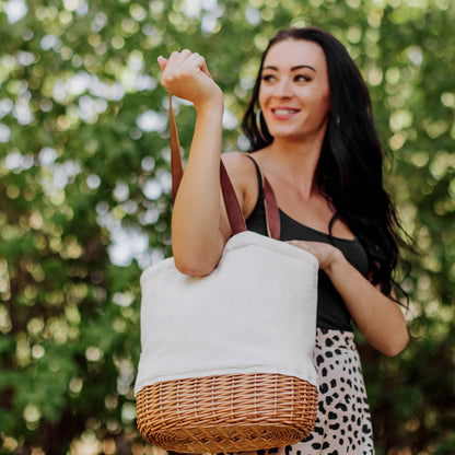 Natural Insulated Canvas Wine Tote