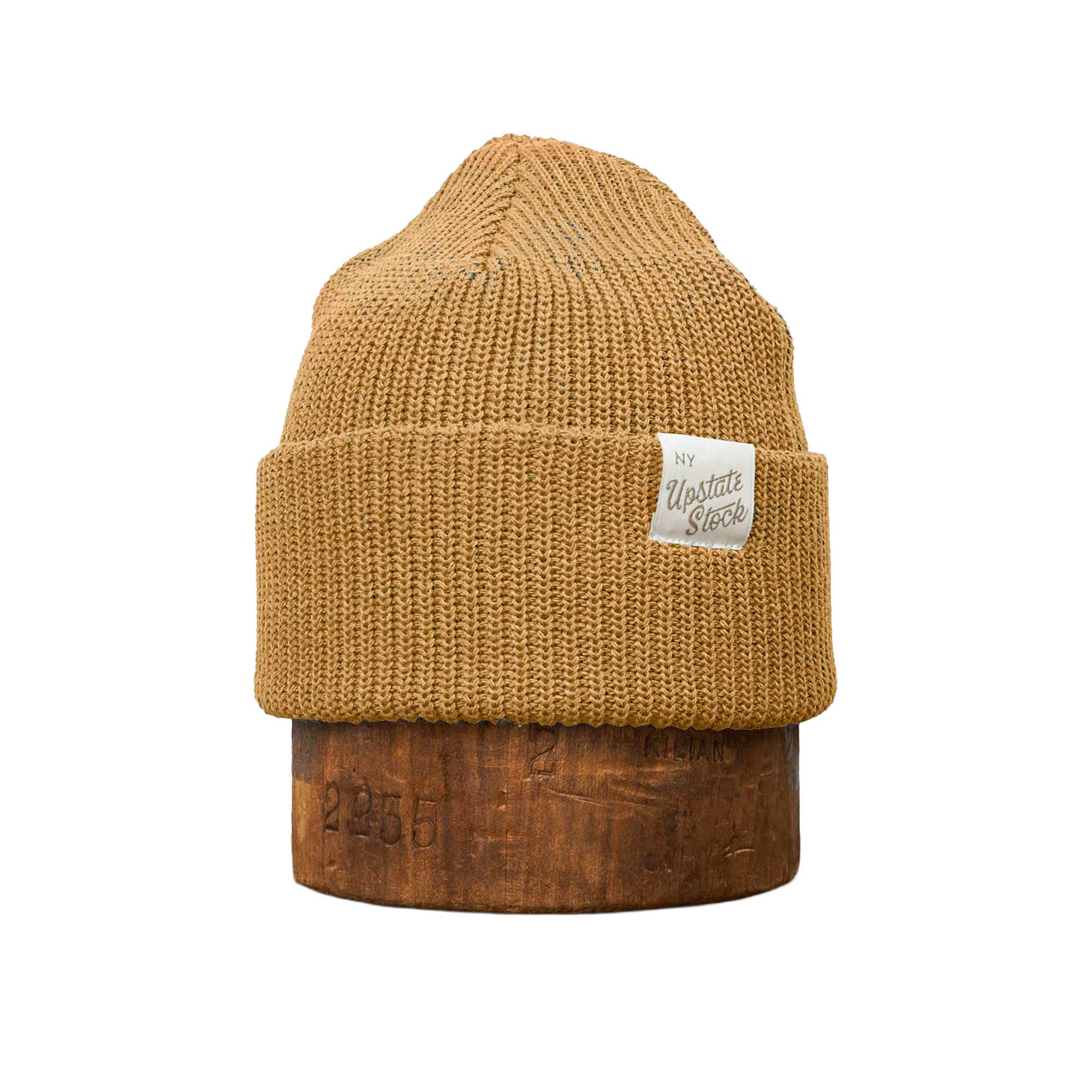 Upcycled Cotton Watchcap: Straw