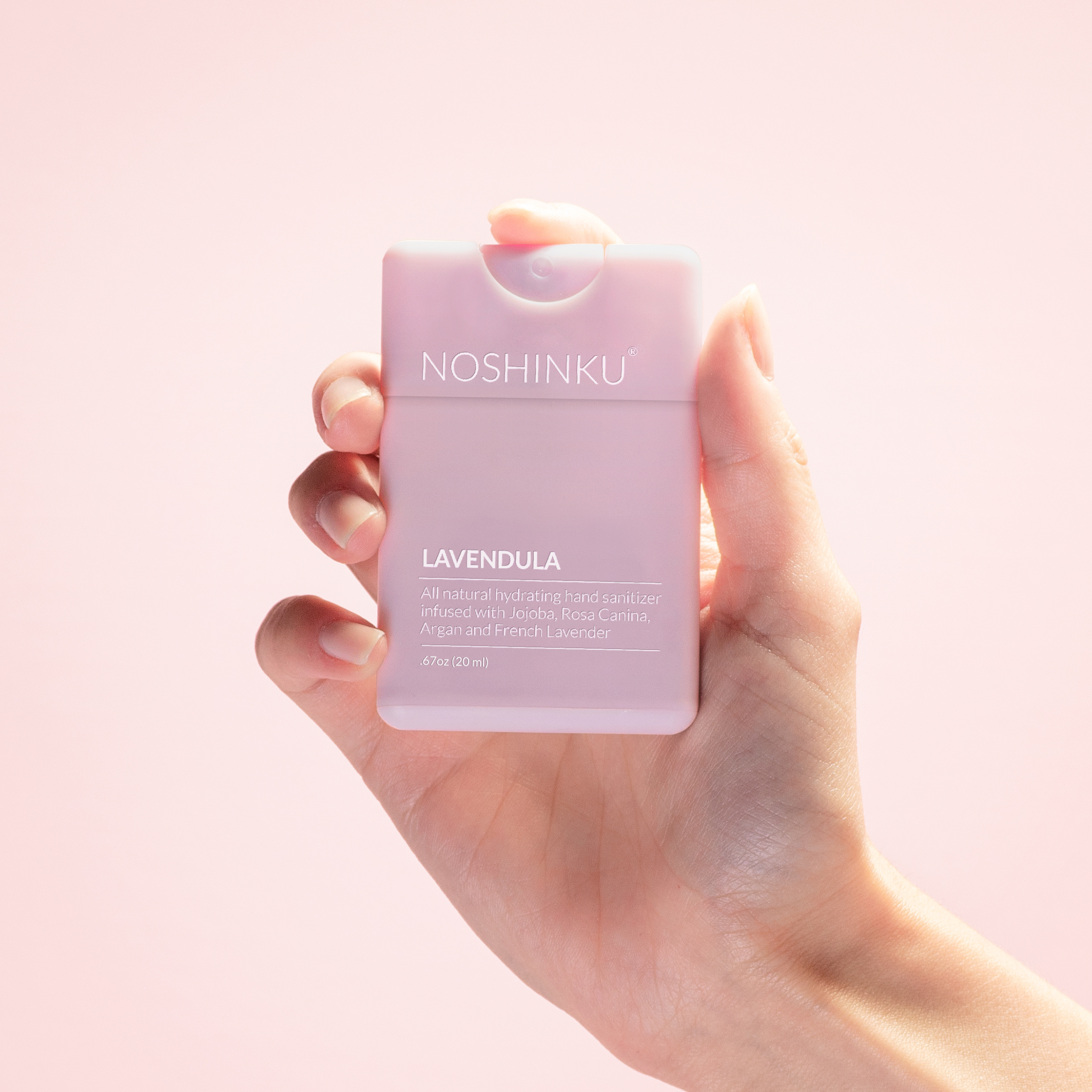 Lavender Refillable Pocket Hand Sanitizer