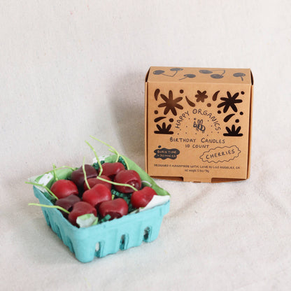 Dark Red Cherry Beeswax Candles
