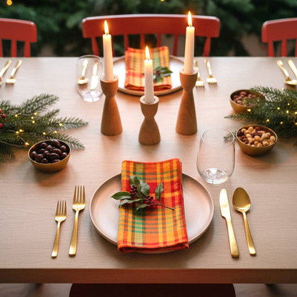 Madras Dinner Napkins - Set of 2