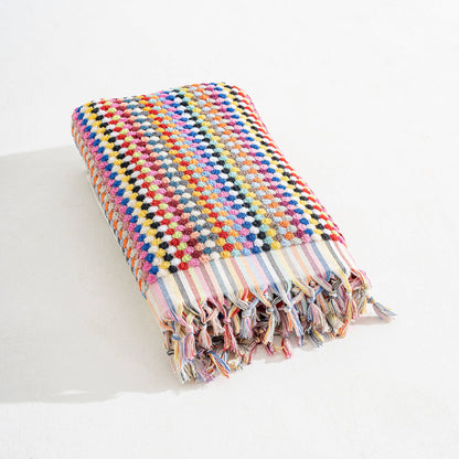 Multi-Colored Handloom Turkish Bath Towel