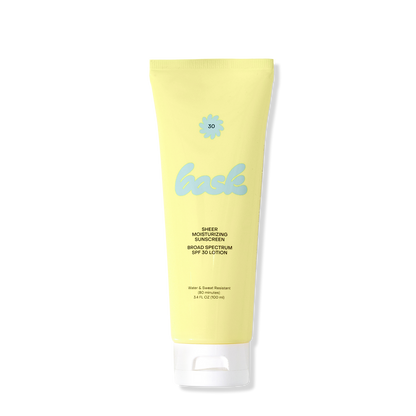 SPF 30 broad spectrum sunscreen in a 3.4oz travel size tube, lightweight and fast-absorbing for daily sun protection.