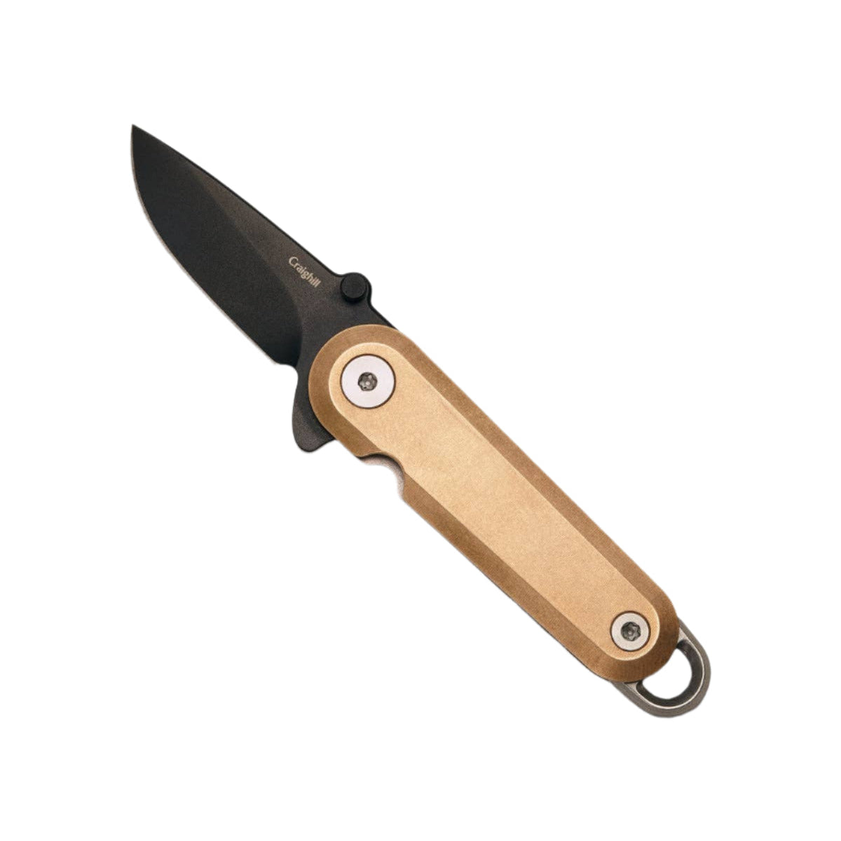 Keychain ready tri-color stainless steel pocket knife. Stainless steel blade for easy cutting