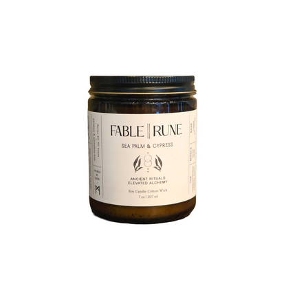 7oz hand poured soy wax blend, infused with essential oils and scented with the coast in mind. Perfect for any ocean loving friend.