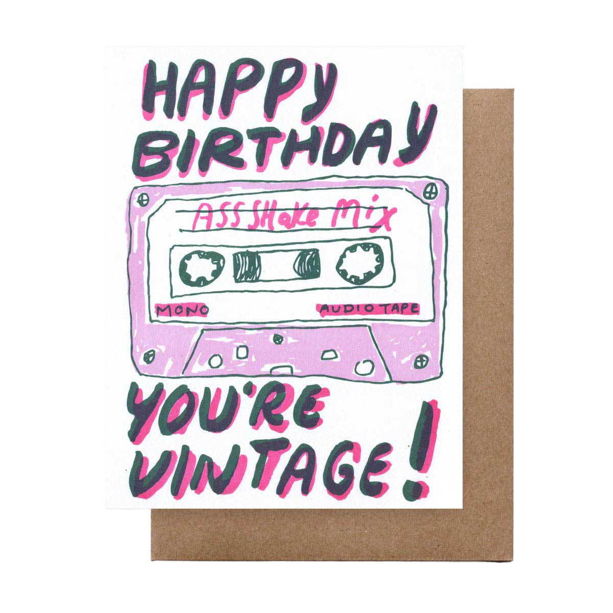Vintage Mixtape Card