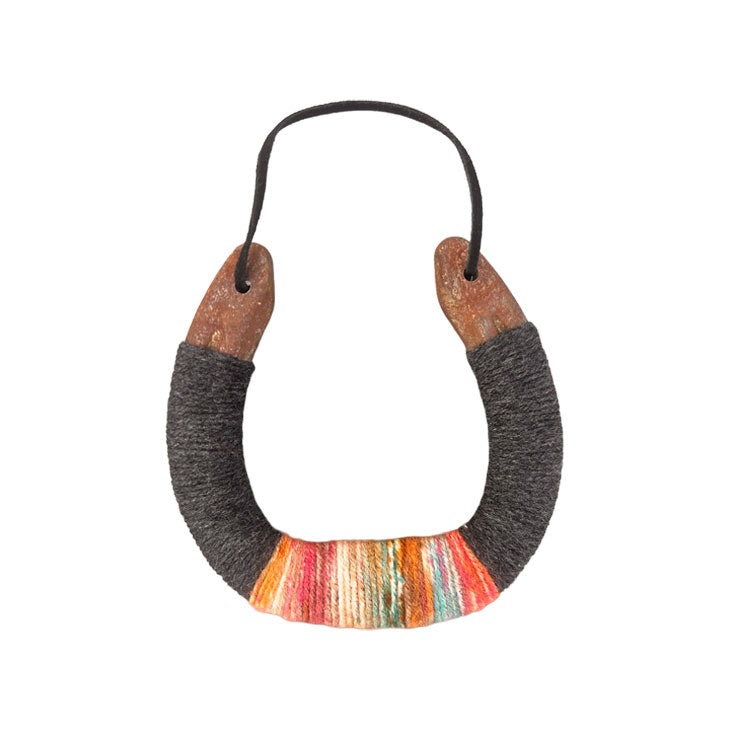 Multicolor + Charcoal Lucky Horseshoe