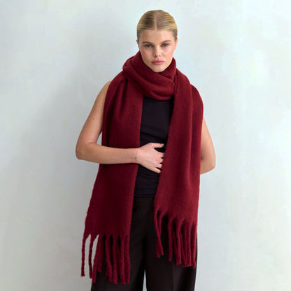 Burgundy Reykjavik Scarf