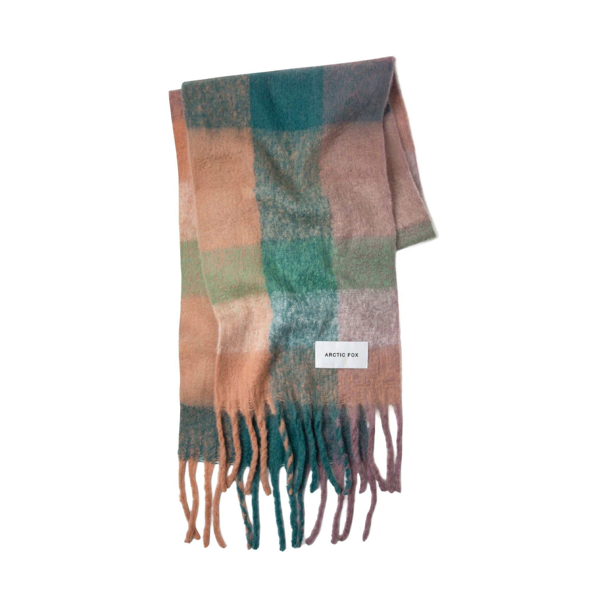 Lilac Check Reykjavik Scarf