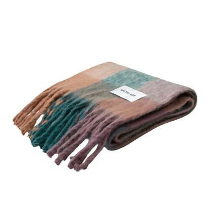 Lilac Check Reykjavik Scarf